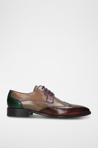 Derbys en cuir Jeff - Marron
