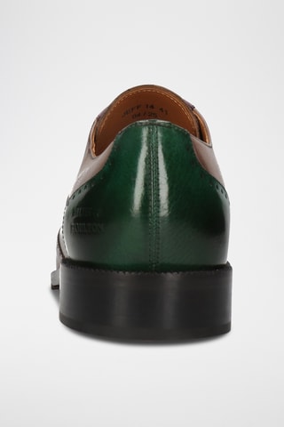 Derbys en cuir Jeff - Marron