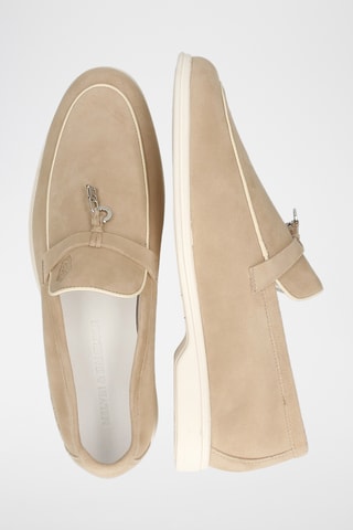 Mocassins en cuir de chèvre  Earl - Beige