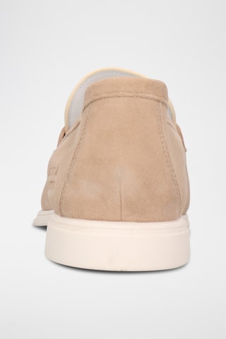 Mocassins en cuir de chèvre  Earl - Beige
