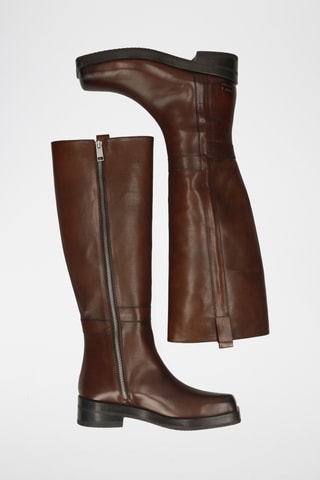 Bottes en cuir Sadie - Marron