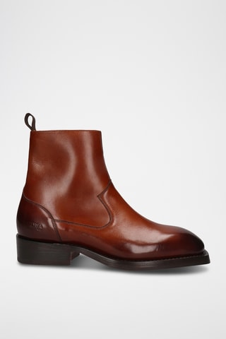 Boots en cuir Wayne - Marron