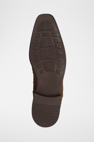 Bottines Chelsea en cuir Elyas - Marron 