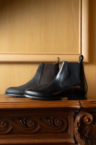 Bottines Chelsea en cuir Benet - Marron 