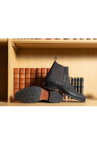 Bottines Chelsea en cuir Benet - Marron 