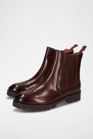 Bottines en cuir Lexi - Marron