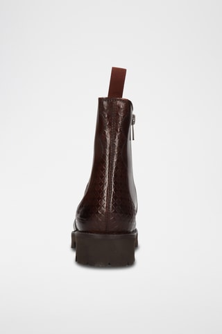 Bottines en cuir Lexi - Marron