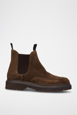 Bottines Chelsea en nubuck Matteo - Kaki
