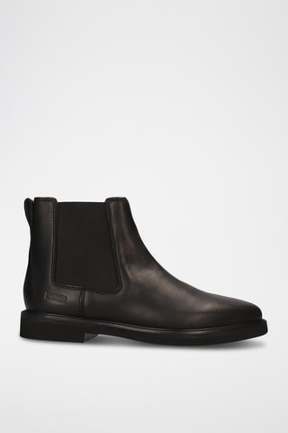 Bottines Chelsea en cuir Olympia - Noir