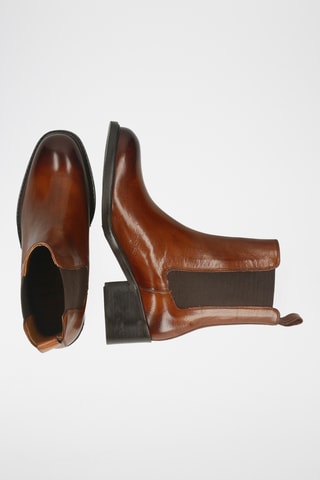 Bottines Chelsea en cuir Shay - Camel