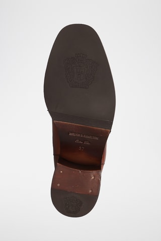 Bottines Chelsea en cuir Shay - Camel