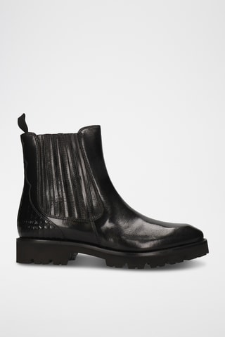 Bottines en cuir Lexi - Noir