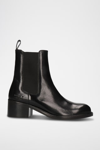 Bottines Chelsea en cuir Shay - Noir