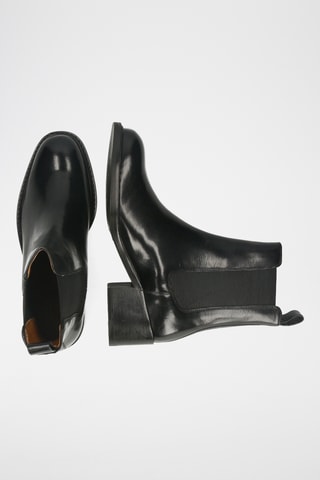 Bottines Chelsea en cuir Shay - Noir