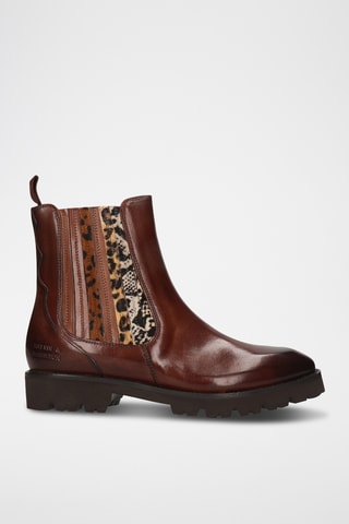 Bottines en cuir Lexi - Marron