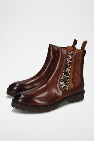 Bottines en cuir Lexi - Marron