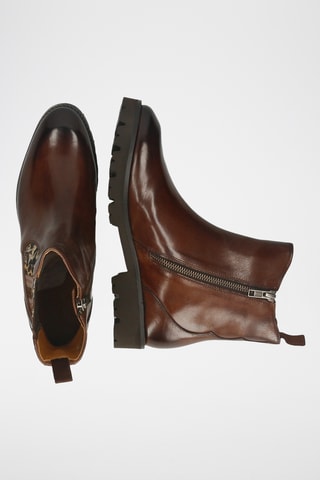 Bottines en cuir Lexi - Marron