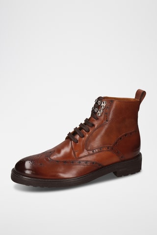 Boots en cuir Trevor - Marron