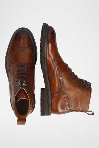 Boots en cuir Trevor - Marron