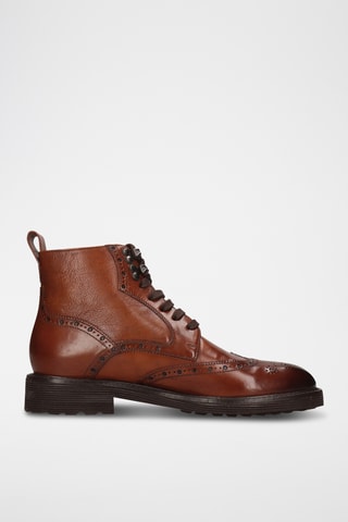 Boots en cuir Trevor - Marron