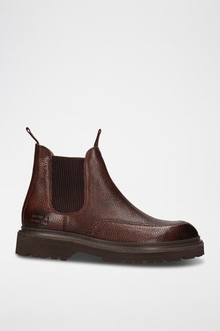 Bottines Chelsea en cuir Matteo - Marron