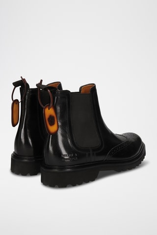 Bottines Chelsea en cuir Pierce - Noir - VISUS A MODIFIER