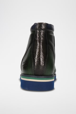 Baskets montantes en cuir Hadrian - Noir