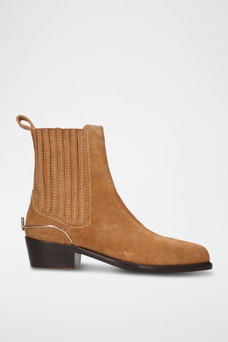 Bottines en nubuck Rylee - Camel