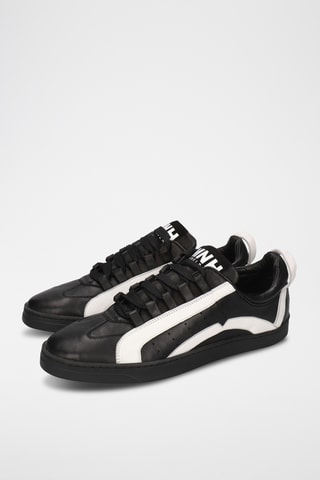 Baskets en cuir de mouton Jaxson - Noir