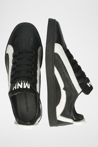 Baskets en cuir de mouton Jaxson - Noir