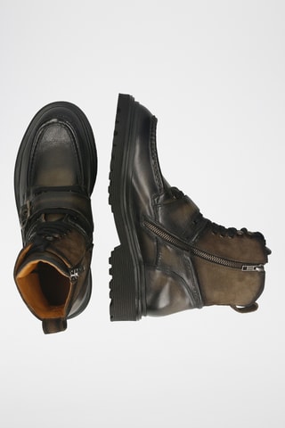 Boots en cuir Matteo - Marron foncé