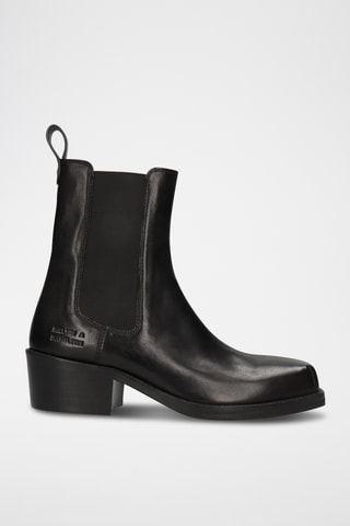 Bottines Chelsea en cuir Shelby - Noir