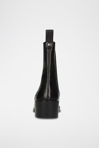 Bottines Chelsea en cuir Shelby - Noir