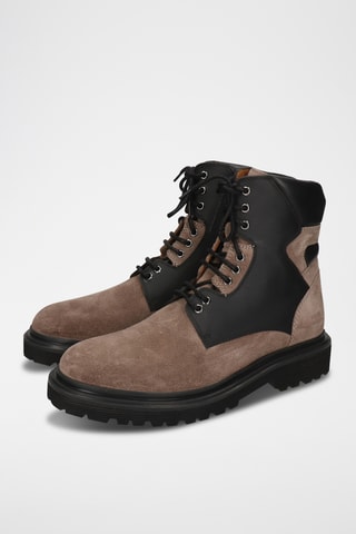 Boots en cuir de mouton Matteo - Marron clair