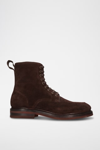 Boots en nubuck Rick - Marron foncé