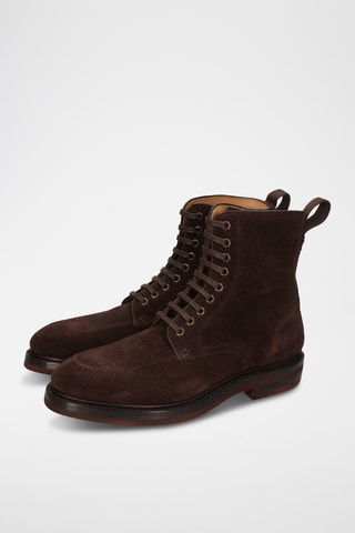Boots en nubuck Rick - Marron foncé