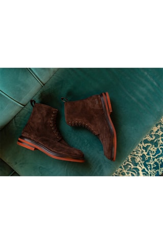 Boots en nubuck Rick - Marron foncé