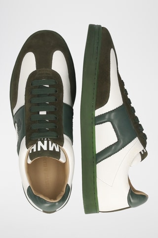 Baskets en cuir Jaxson - Vert foncé