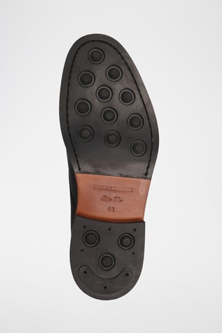 Derbys en croûte de cuir Winston - Noir