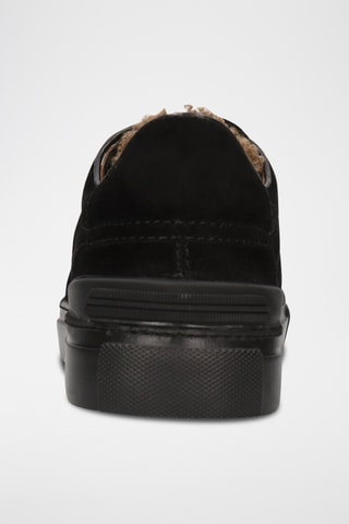 Baskets fourrées en nubuck Jax - Noir