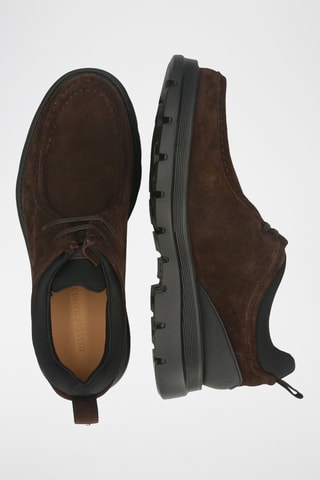 Derbys en cuir Edmund - Marron foncé