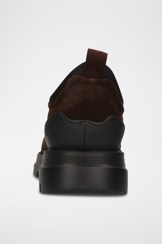 Derbys en cuir Edmund - Marron foncé