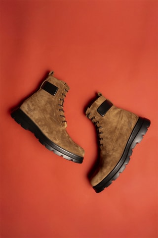 Boots en cuir Edmund - Marron clair