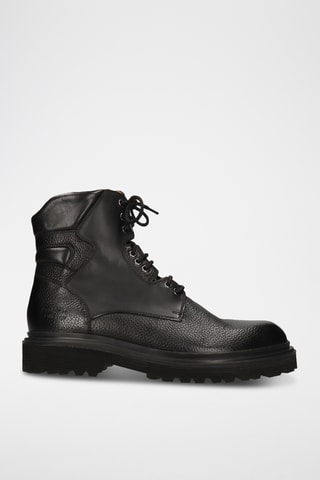 Boots en cuir Matteo - Noir