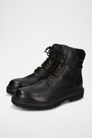 Boots en cuir Matteo - Noir
