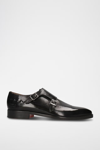 Derbys à boucles en cuir Lawrence - Noir