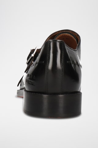 Derbys à boucles en cuir Lawrence - Noir