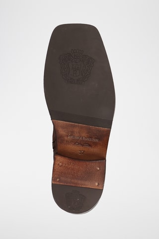 Bottines en cuir Shelby - Marron