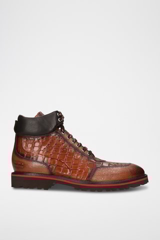 Boots en cuir Trevor - Marron