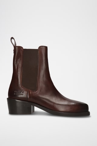 Bottines Chelsea en cuir Shelby - Marron